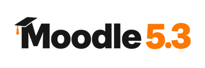 Logotipo Moodle 5.3 con birrete