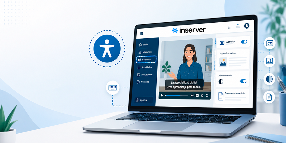 Accesibilidad en plataformas de formación: qué debería revisar una empresa en su LMS