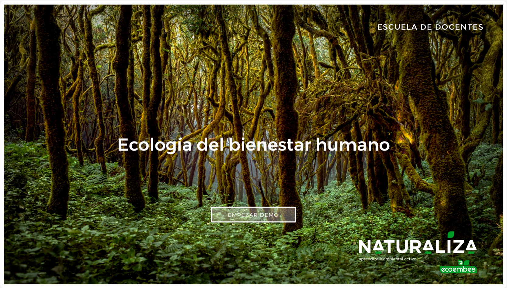Ecoembes lanza Naturaliza para formar a docentes de toda España sobre medioambiente